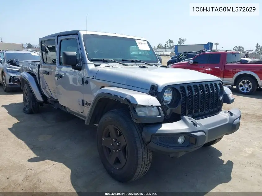 2021 Jeep Gladiator California Edition 4X4 VIN: 1C6HJTAG0ML572629 Lot: 42549981