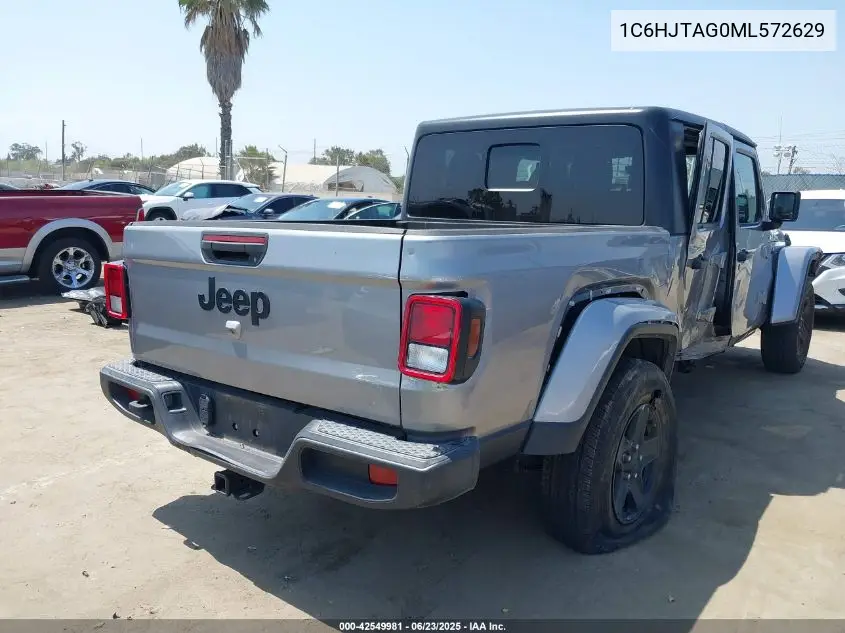 2021 Jeep Gladiator California Edition 4X4 VIN: 1C6HJTAG0ML572629 Lot: 42549981