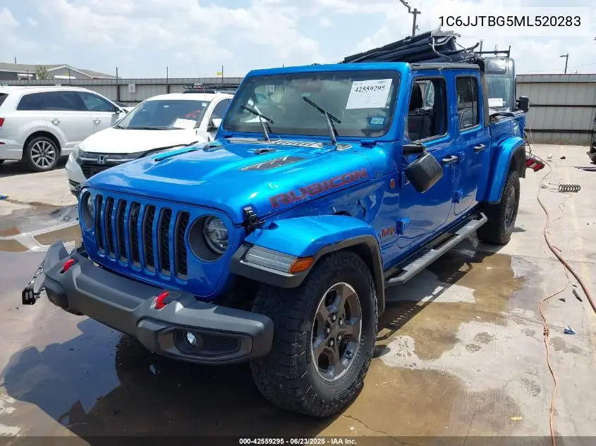 2021 Jeep Gladiator Rubicon 4X4 VIN: 1C6JJTBG5ML520283 Lot: 42559295