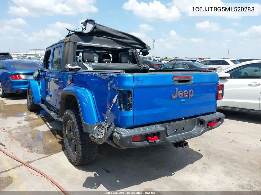2021 Jeep Gladiator Rubicon 4X4 VIN: 1C6JJTBG5ML520283 Lot: 42559295