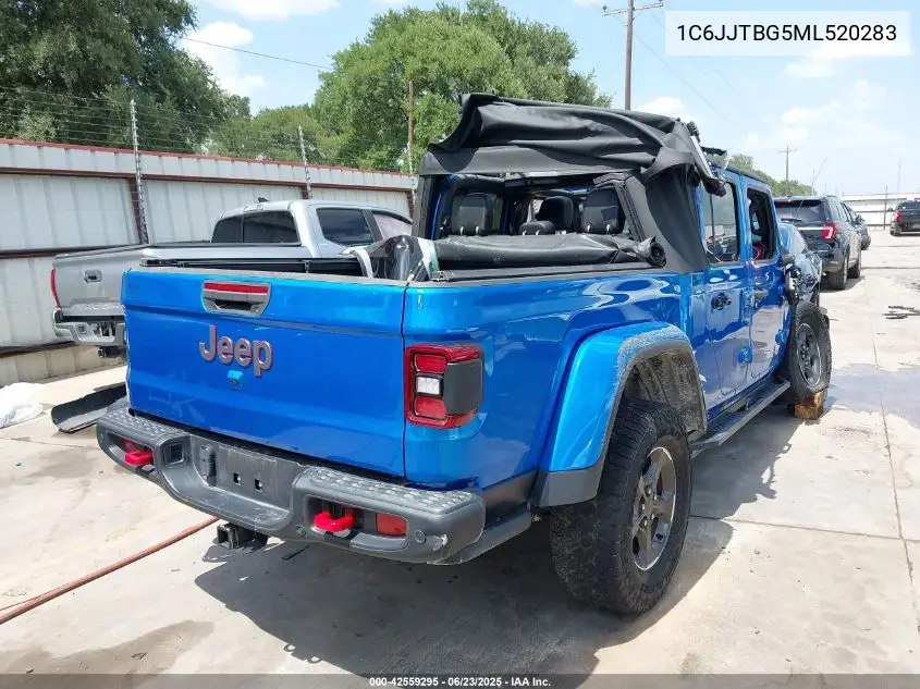 2021 Jeep Gladiator Rubicon 4X4 VIN: 1C6JJTBG5ML520283 Lot: 42559295