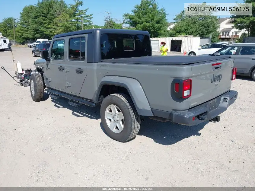 2021 Jeep Gladiator Sport S 4X4 VIN: 1C6HJTAG9ML506175 Lot: 42593943