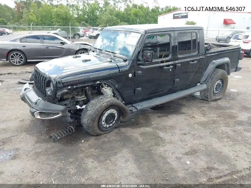 2021 Jeep Gladiator Sport S 4X4 VIN: 1C6JJTAM3ML546307 Lot: 42635138