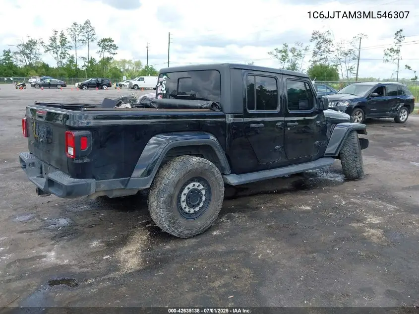 2021 Jeep Gladiator Sport S 4X4 VIN: 1C6JJTAM3ML546307 Lot: 42635138