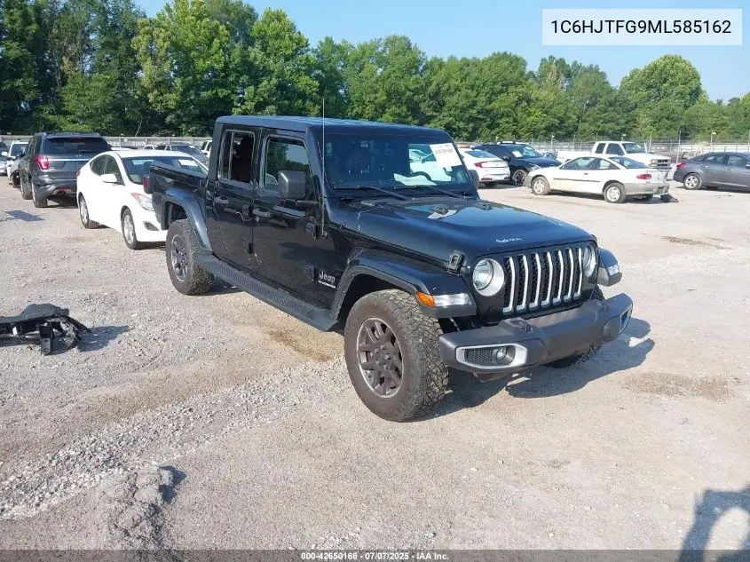 2021 Jeep Gladiator Overland 4X4 VIN: 1C6HJTFG9ML585162 Lot: 42650168