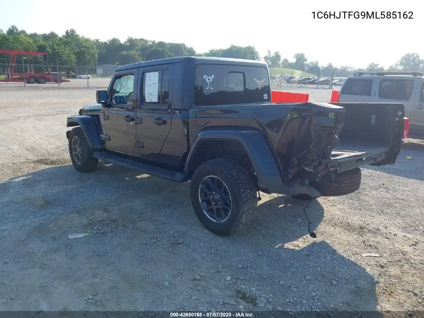2021 Jeep Gladiator Overland 4X4 VIN: 1C6HJTFG9ML585162 Lot: 42650168