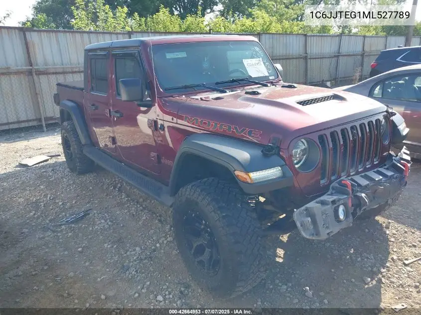 2021 Jeep Gladiator Mojave VIN: 1C6JJTEG1ML527789 Lot: 42664953