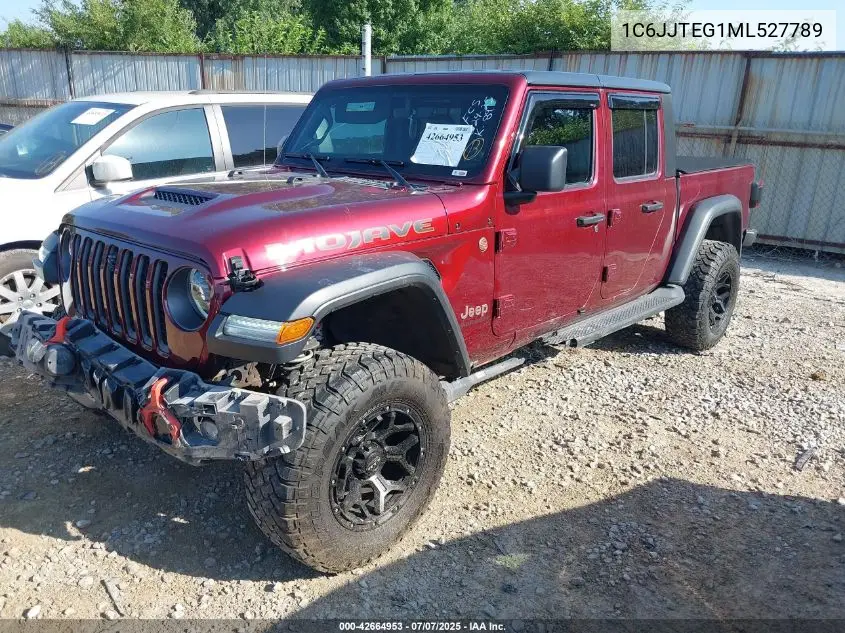 2021 Jeep Gladiator Mojave VIN: 1C6JJTEG1ML527789 Lot: 42664953