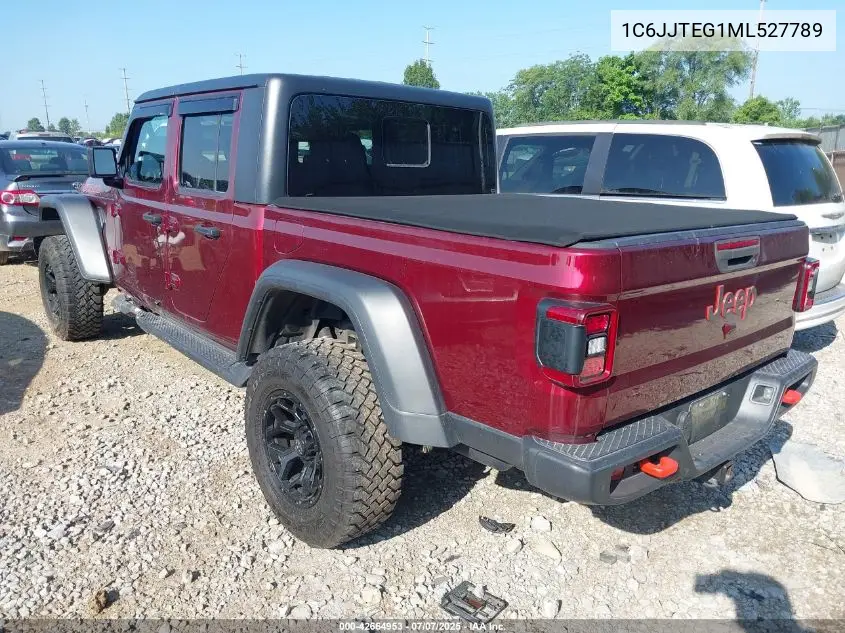 2021 Jeep Gladiator Mojave VIN: 1C6JJTEG1ML527789 Lot: 42664953