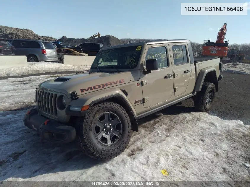 2022 Jeep Gladiator Mojave VIN: 1C6JJTEG1NL166498 Lot: 11709425