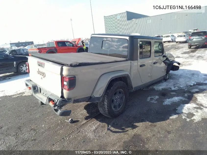 2022 Jeep Gladiator Mojave VIN: 1C6JJTEG1NL166498 Lot: 11709425
