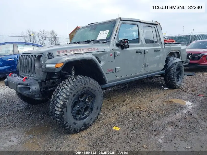 2022 Jeep Gladiator Rubicon 4X4 VIN: 1C6JJTBM3NL182230 Lot: 41854522