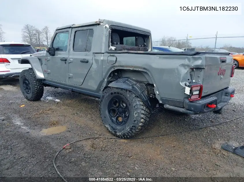 2022 Jeep Gladiator Rubicon 4X4 VIN: 1C6JJTBM3NL182230 Lot: 41854522