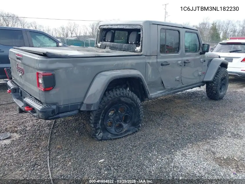 2022 Jeep Gladiator Rubicon 4X4 VIN: 1C6JJTBM3NL182230 Lot: 41854522