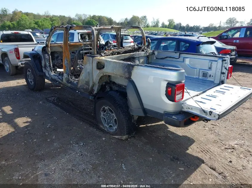 2022 Jeep Gladiator Mojave 4X4 VIN: 1C6JJTEG0NL118085 Lot: 41984137