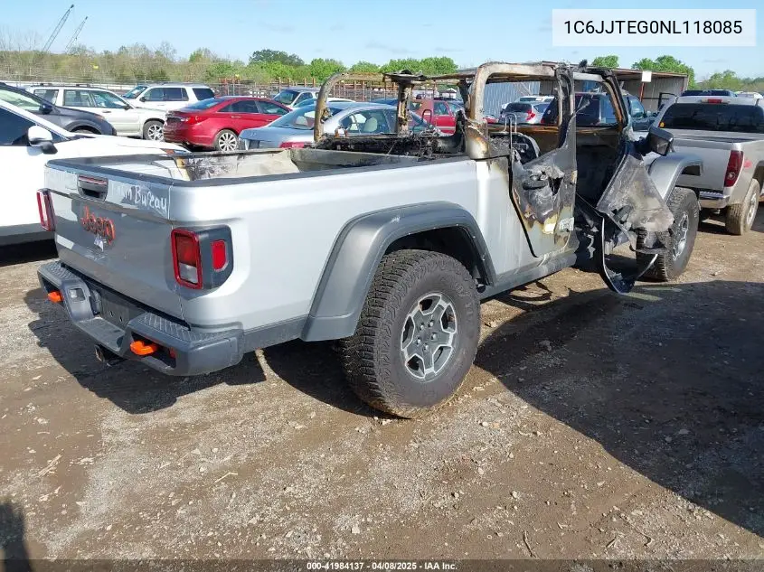 2022 Jeep Gladiator Mojave 4X4 VIN: 1C6JJTEG0NL118085 Lot: 41984137