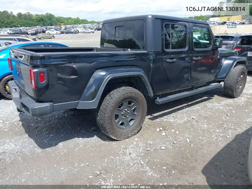 2022 Jeep Gladiator Sport S 4X4 VIN: 1C6JJTAG6NL130814 Lot: 42215063