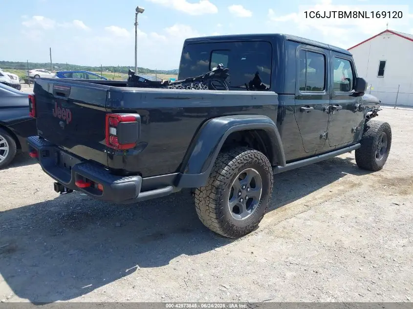 2022 Jeep Gladiator Rubicon 4X4 VIN: 1C6JJTBM8NL169120 Lot: 42573845