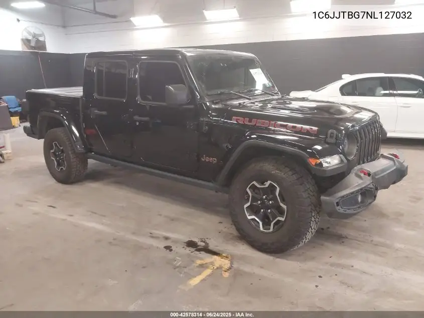 2022 Jeep Gladiator Rubicon 4X4 VIN: 1C6JJTBG7NL127032 Lot: 42578314