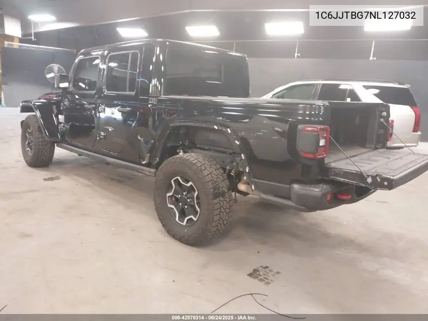 2022 Jeep Gladiator Rubicon 4X4 VIN: 1C6JJTBG7NL127032 Lot: 42578314