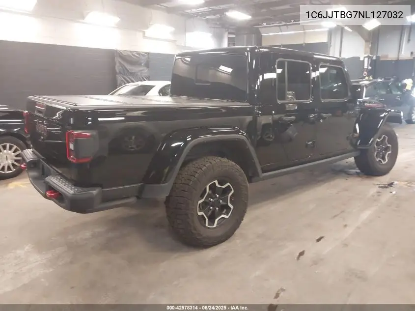 2022 Jeep Gladiator Rubicon 4X4 VIN: 1C6JJTBG7NL127032 Lot: 42578314