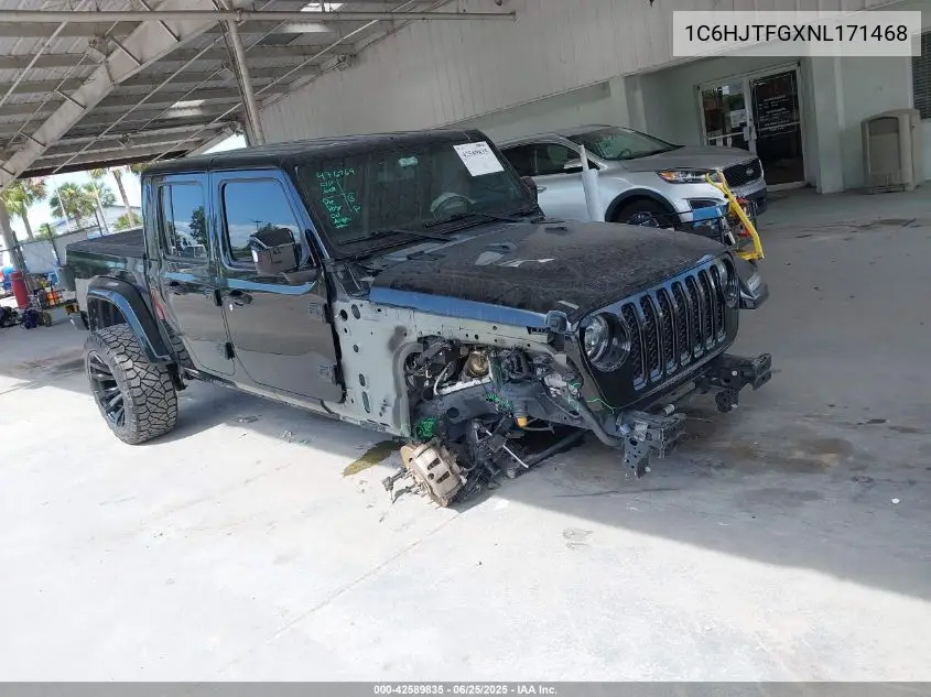 2022 Jeep Gladiator High Altitude 4X4 VIN: 1C6HJTFGXNL171468 Lot: 42589835