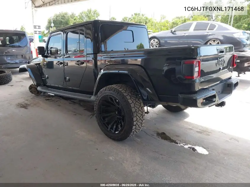 2022 Jeep Gladiator High Altitude 4X4 VIN: 1C6HJTFGXNL171468 Lot: 42589835