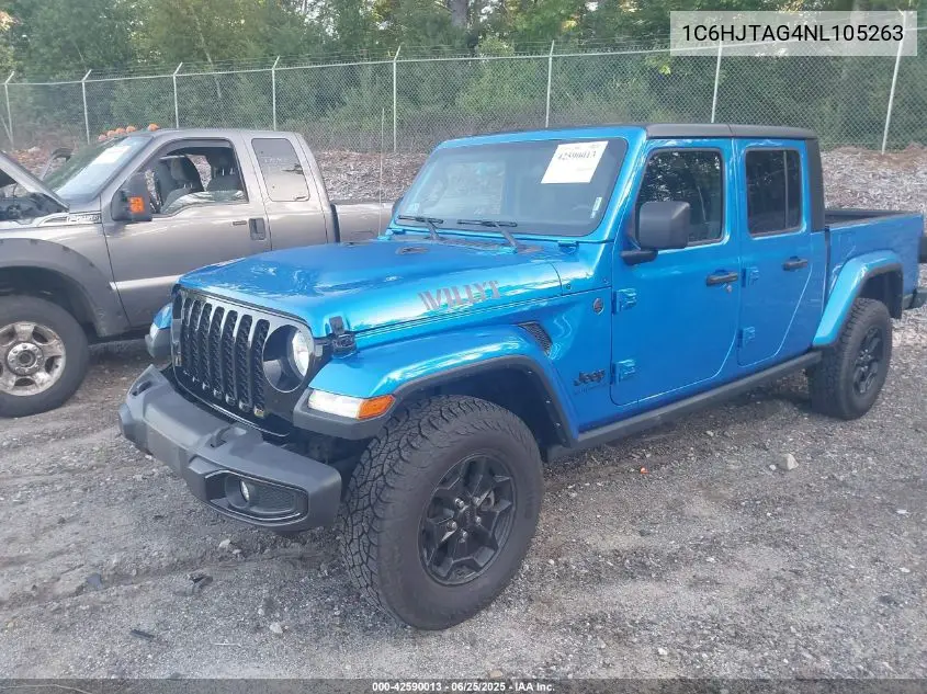 2022 Jeep Gladiator Willys Sport 4X4 VIN: 1C6HJTAG4NL105263 Lot: 42590013