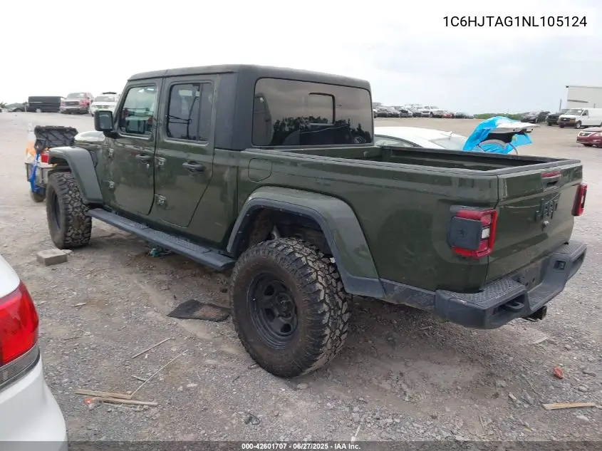 2022 Jeep Gladiator Sport S 4X4 VIN: 1C6HJTAG1NL105124 Lot: 42601707