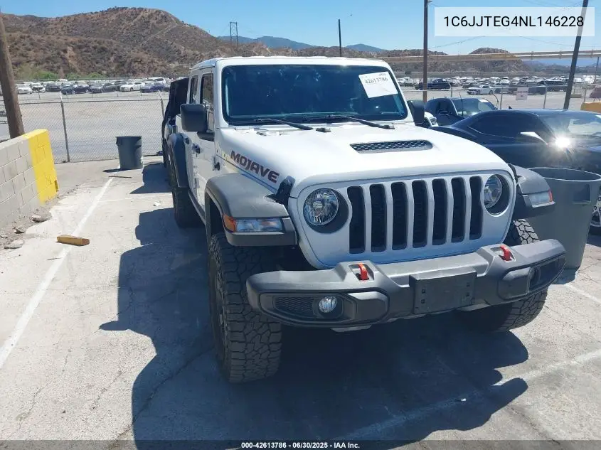 2022 Jeep Gladiator Mojave 4X4 VIN: 1C6JJTEG4NL146228 Lot: 42613786