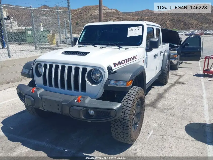 2022 Jeep Gladiator Mojave 4X4 VIN: 1C6JJTEG4NL146228 Lot: 42613786