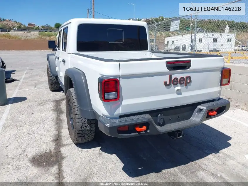 2022 Jeep Gladiator Mojave 4X4 VIN: 1C6JJTEG4NL146228 Lot: 42613786