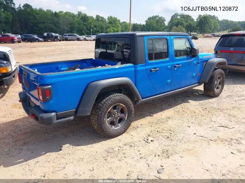 2022 Jeep Gladiator Rubicon VIN: 1C6JJTBG5NL120872 Lot: 42633117