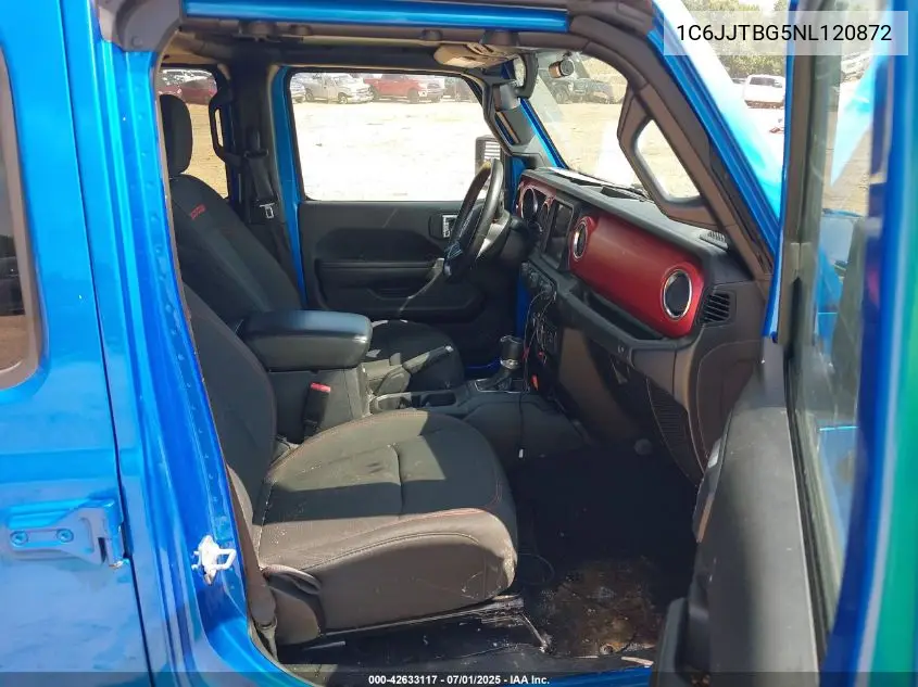 2022 Jeep Gladiator Rubicon VIN: 1C6JJTBG5NL120872 Lot: 42633117
