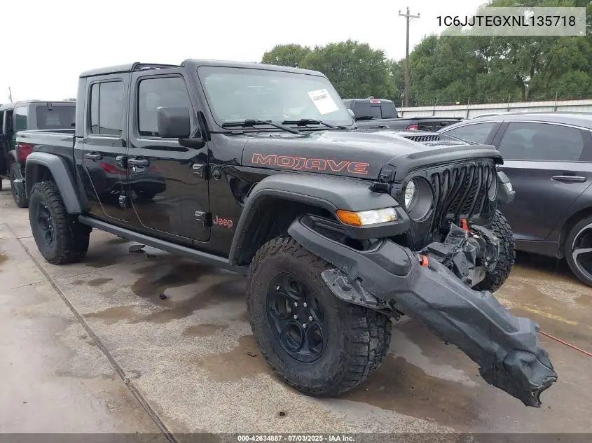 2022 Jeep Gladiator Mojave VIN: 1C6JJTEGXNL135718 Lot: 42634887