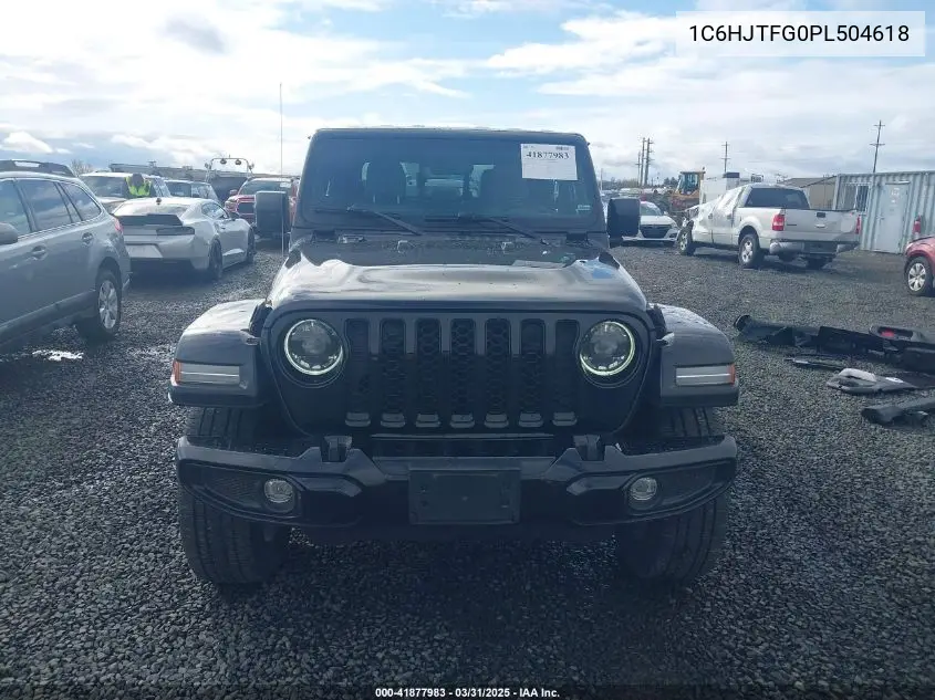 2023 Jeep Gladiator High Altitude 4X4 VIN: 1C6HJTFG0PL504618 Lot: 41877983