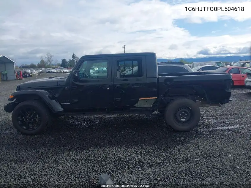 2023 Jeep Gladiator High Altitude 4X4 VIN: 1C6HJTFG0PL504618 Lot: 41877983