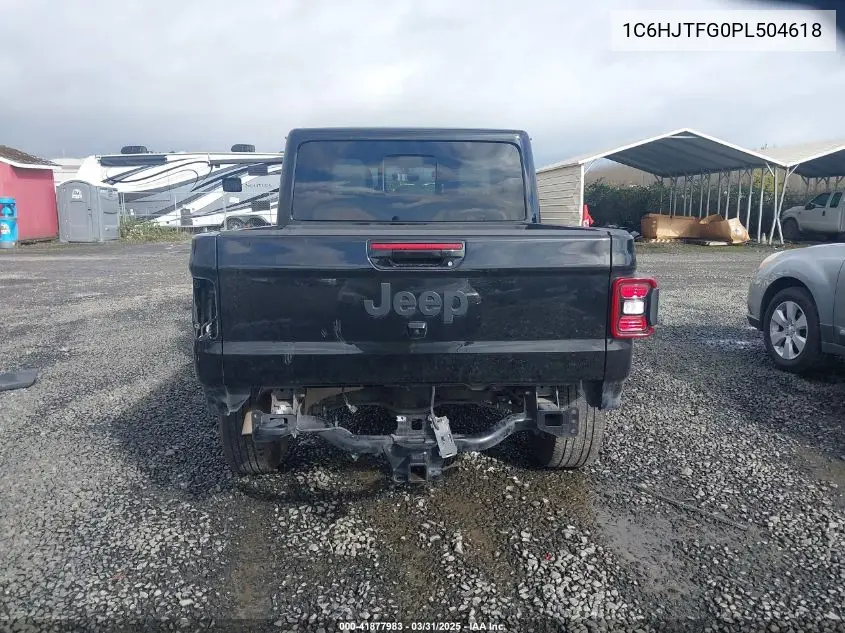 2023 Jeep Gladiator High Altitude 4X4 VIN: 1C6HJTFG0PL504618 Lot: 41877983