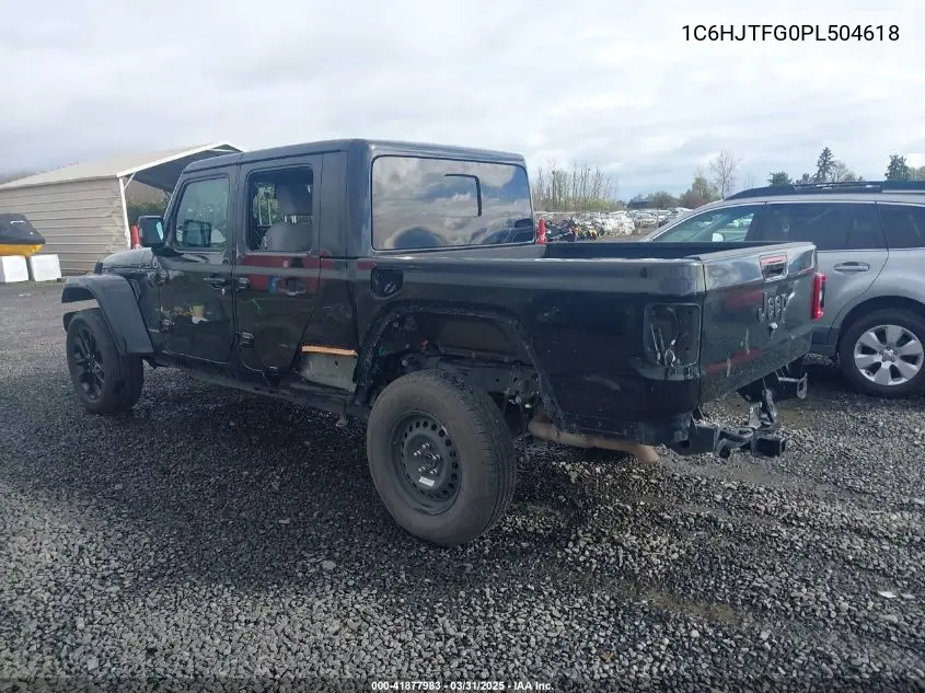 2023 Jeep Gladiator High Altitude 4X4 VIN: 1C6HJTFG0PL504618 Lot: 41877983