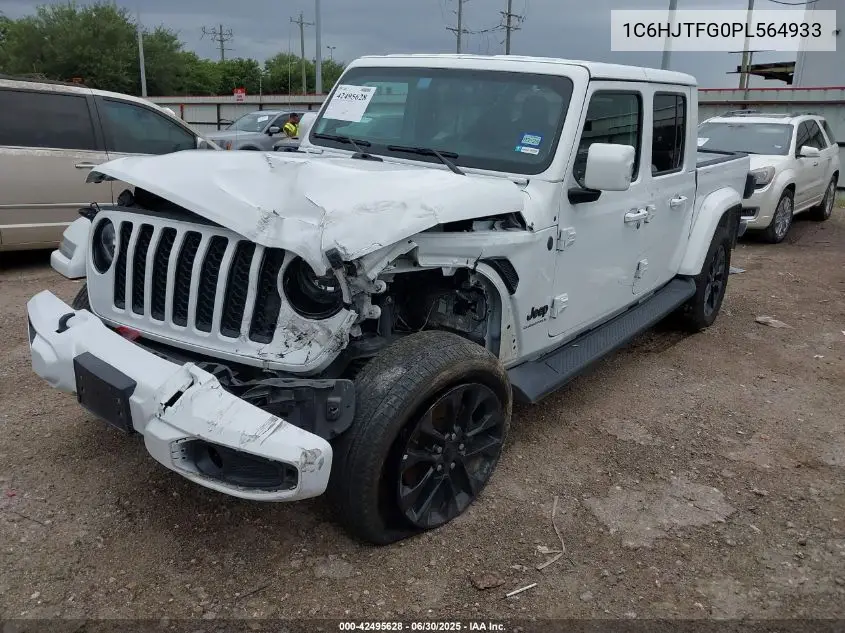 2023 Jeep Gladiator High Altitude 4X4 VIN: 1C6HJTFG0PL564933 Lot: 42495628