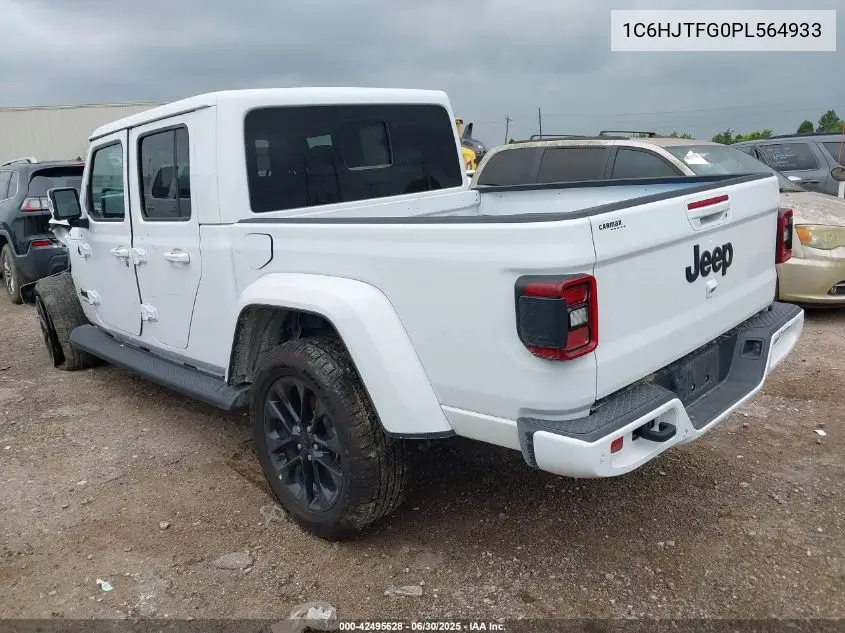 2023 Jeep Gladiator High Altitude 4X4 VIN: 1C6HJTFG0PL564933 Lot: 42495628