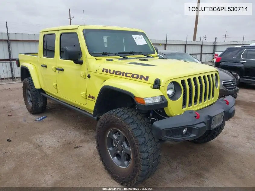 2023 Jeep Gladiator Rubicon VIN: 1C6JJTBG6PL530714 Lot: 42541519