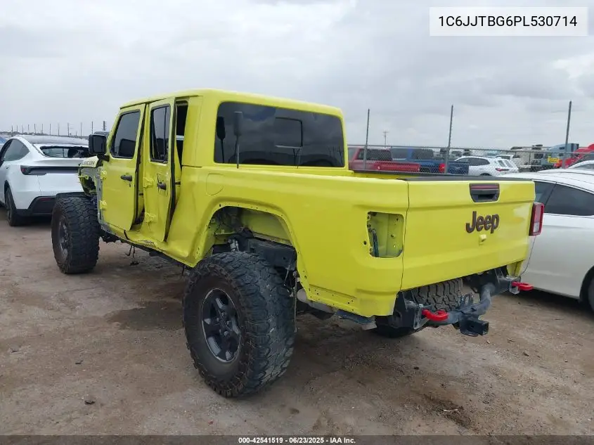 2023 Jeep Gladiator Rubicon VIN: 1C6JJTBG6PL530714 Lot: 42541519