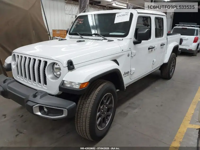 2023 Jeep Gladiator Overland VIN: 1C6HJTFG9PL533535 Lot: 42620652