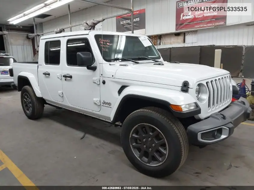2023 Jeep Gladiator Overland 4X4 VIN: 1C6HJTFG9PL533535 Lot: 42683963