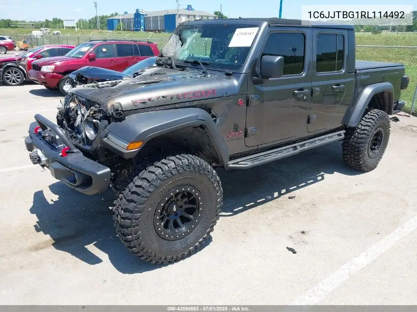 2024 Jeep Gladiator Rubicon VIN: 1C6JJTBG1RL114492 Lot: 42598583