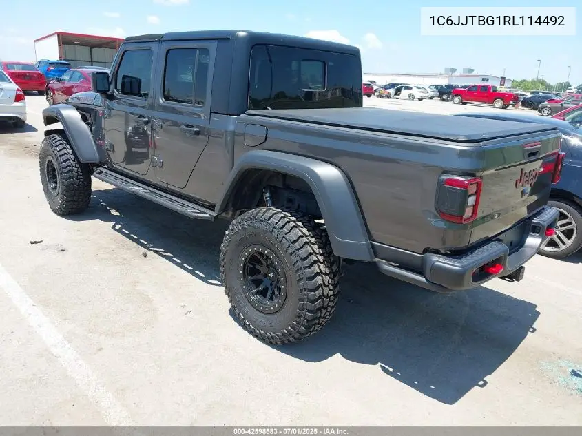 2024 Jeep Gladiator Rubicon VIN: 1C6JJTBG1RL114492 Lot: 42598583