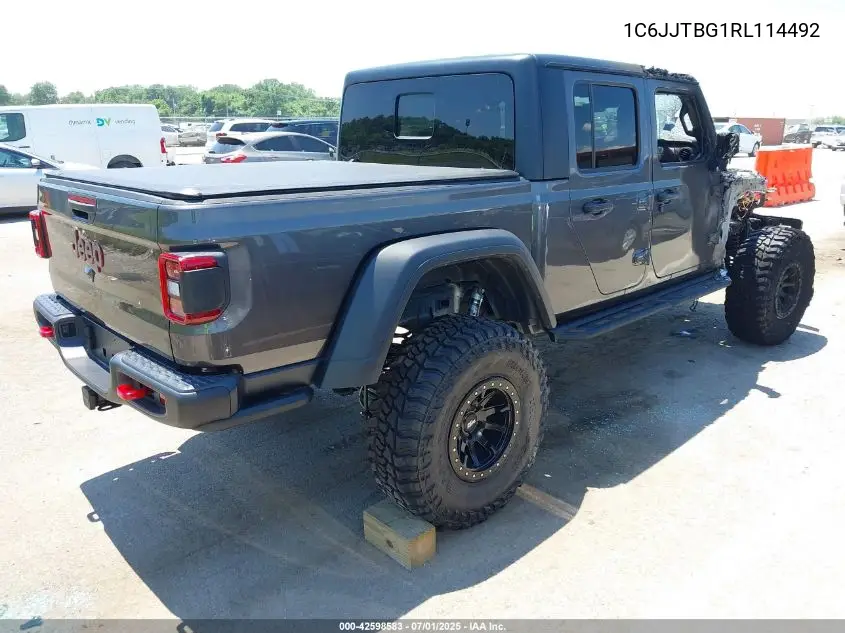 2024 Jeep Gladiator Rubicon VIN: 1C6JJTBG1RL114492 Lot: 42598583