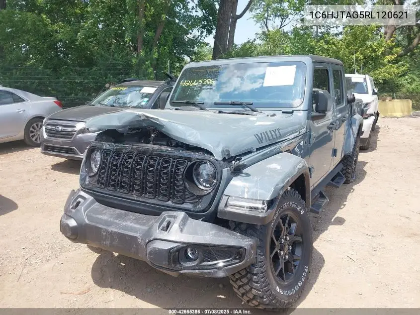 2024 Jeep Gladiator Willys VIN: 1C6HJTAG5RL120621 Lot: 42665386
