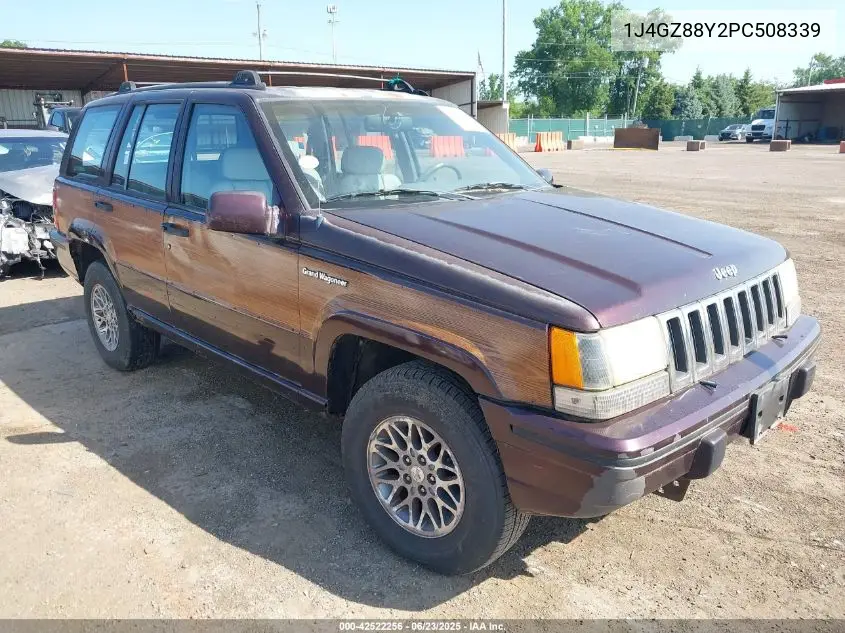 1993 Jeep Grand Cherokee VIN: 1J4GZ88Y2PC508339 Lot: 42522256